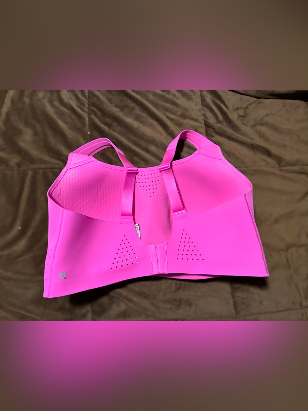 Victoria's Secret Smooth Hot Pink Wireless Bra, size 38DDD - Picture 2 of 4